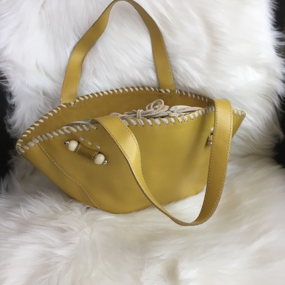 Real leather Nicole handbag